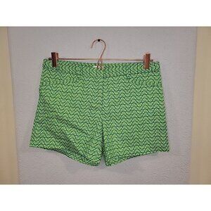 Laundry By Shelli Segal Shorts Green Blue Bright Women's Size 4